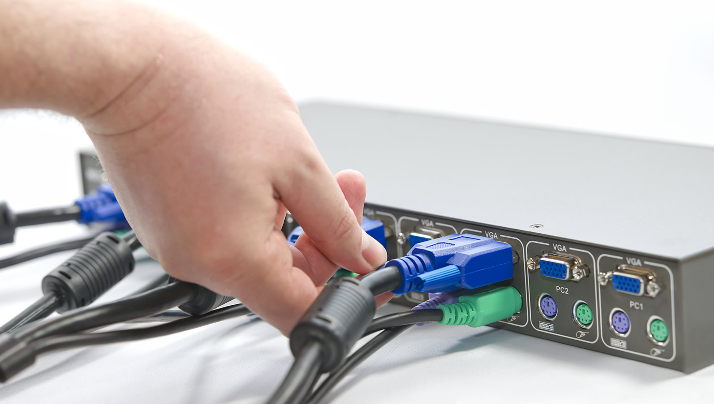 4-in-1 USB DisplayPort KVM Switch Cable - KVM Cables, Server Management
